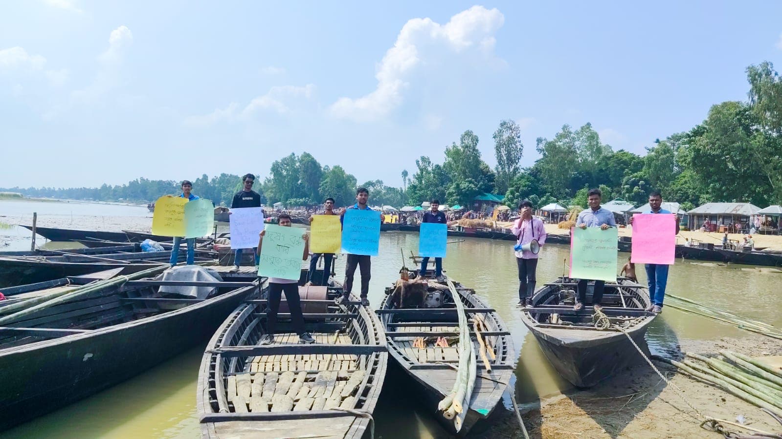 Renewable Energy River Action Held at Jatrapur Char in Kurigram