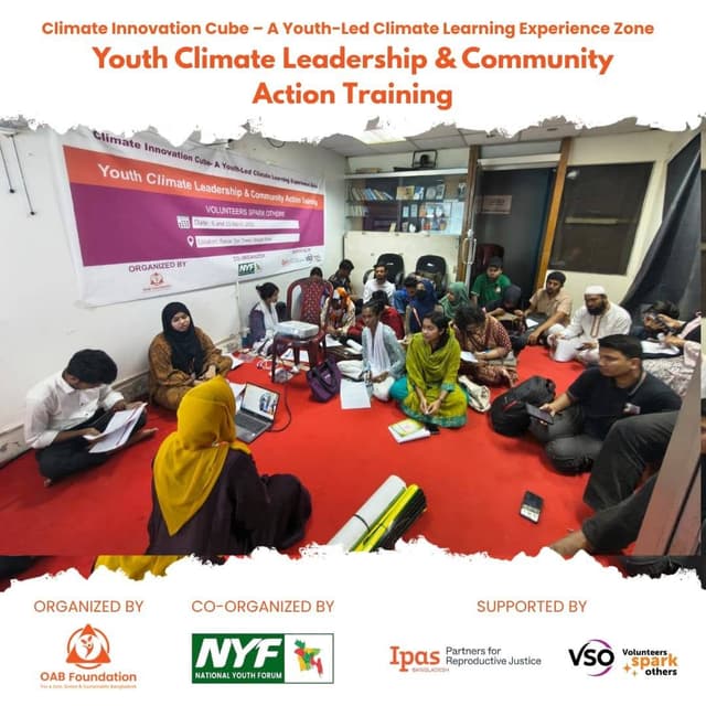 Youth Climate Leadership & Community Action Training (Climate Innovation Cube)